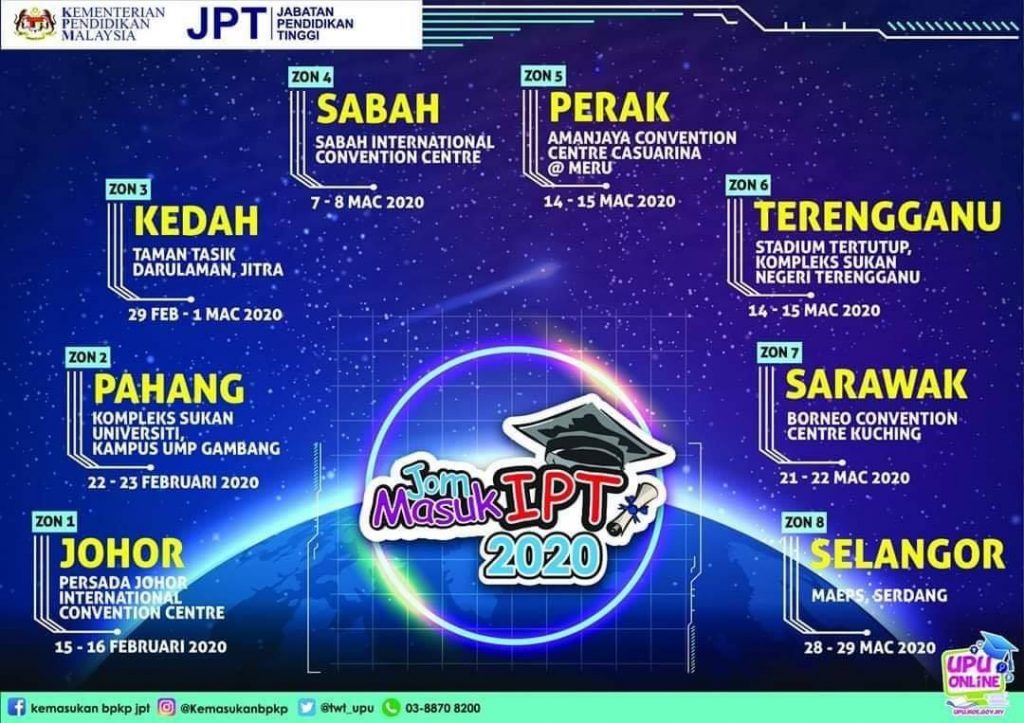 Jom Masuk Ipt 2020 Zon 5 Negeri Perak Upsi Portal Rasmi Universiti Pendidikan Sultan Idris